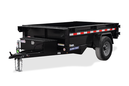 Single axle dump trailer