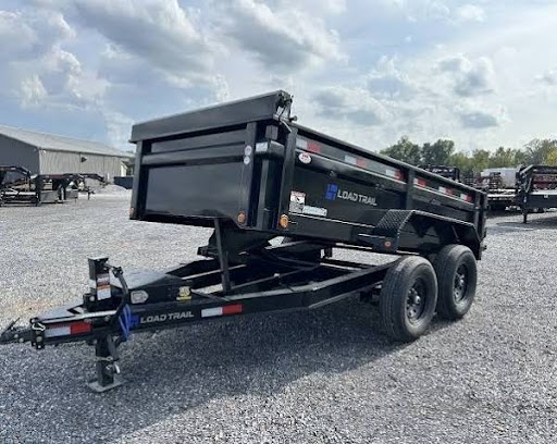 Double axle dump trailer